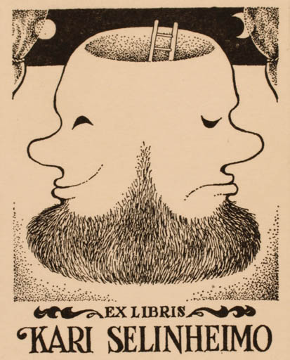 Exlibris by ? Unbekannt from Finland for Kari Selinheimo - 