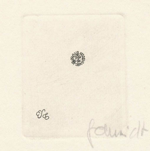 Exlibris by Eugen Schmidt from Germany for Klaus Rödel - Sun 