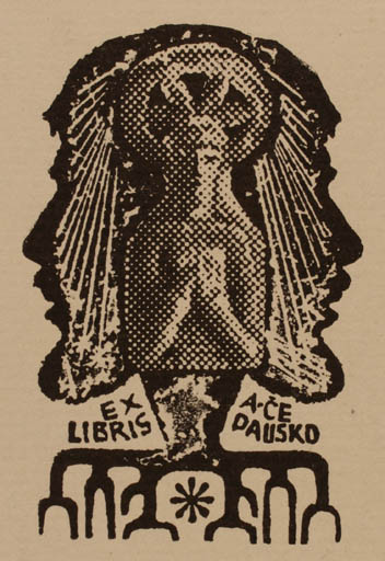 Exlibris by Alfonsas Cepaukas from Lithuania for A. Cedansko - 