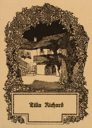 Exlibris by ? Unbekannt from Germany for Tilla Richard - Architecture 