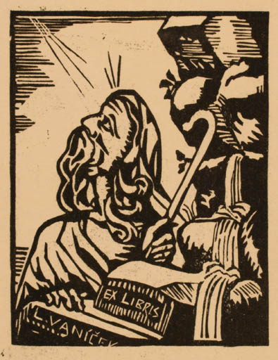 Exlibris by ? Unbekannt from Czech Republic for Lub. Vanicek - Religion 