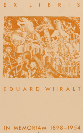 Exlibris by ? Unbekannt from Unknown for Eduard Wiiralt - Music 