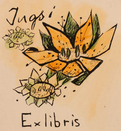 Exlibris by ? Unbekannt from Unknown for ? Ingsi - Flower 