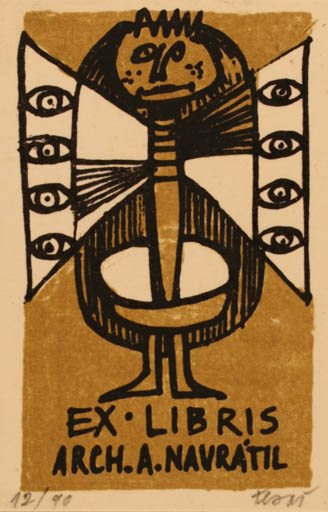 Exlibris by ? Unbekannt from Czech Republic for Arch. A. Navratil - 
