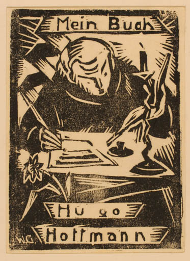 Exlibris by ? Unbekannt from Germany for Hugo Hottmann - Religion 