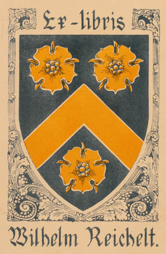 Exlibris by ? Unbekannt from Germany for ? Reicheltm Wilhelm - Heraldry 