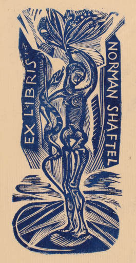 Exlibris by ? Unbekannt from Unknown for Dr. Norman Shaftel - 