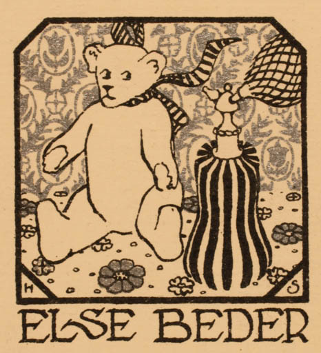 Exlibris by ? Unbekannt from Germany for Else Beder - 
