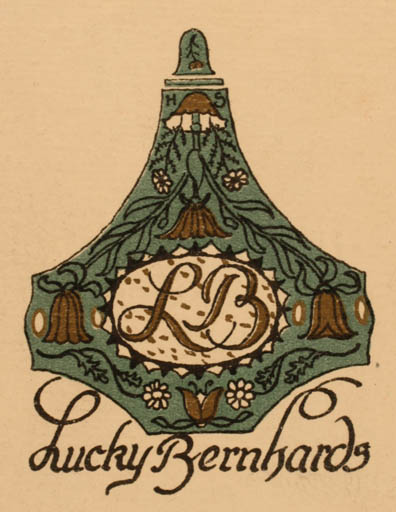 Exlibris by ? Unbekannt from Germany for Lucky Bernhards - Monogram 