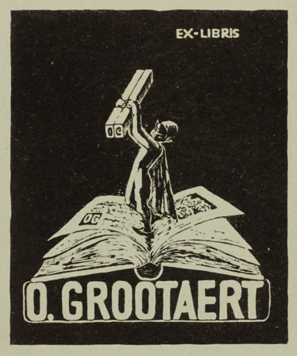 Exlibris by ? Unbekannt from Netherland for Oscar Grootaert - 