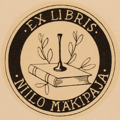 Exlibris by ? Unbekannt from Unknown for Nillo Mäkipaja - Book 