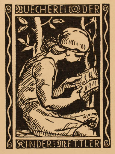 Exlibris by ? Unbekannt from Germany for Kinder Mettler - 