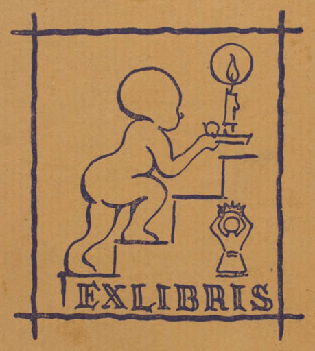 Exlibris by ? Unbekannt from Unknown for ? Vor der Schrift - Child 