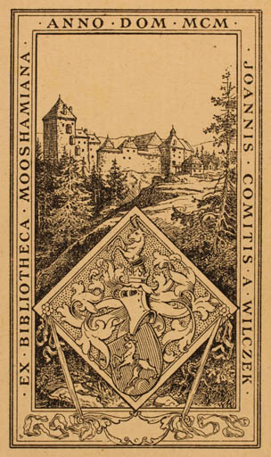 Exlibris by ? Unbekannt from Unknown for Joannis Comitis Wilczek - Castle/Palace 