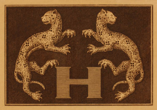 Exlibris by ? Unbekannt from Unknown for Gera Halpert - Fauna 