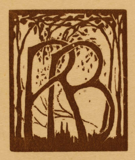 Exlibris by ? Unbekannt from Schwitzerland for ? R. B. - Monogram 