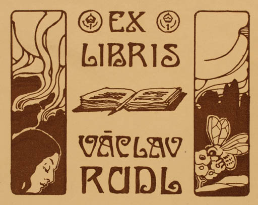 Exlibris by ? Unbekannt from Czech Republic for Vaclav Rudl - Jugend 