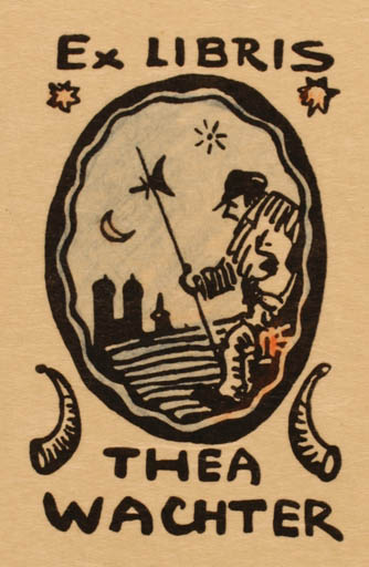 Exlibris by ? Unbekannt from Germany for Thea Wachter - 