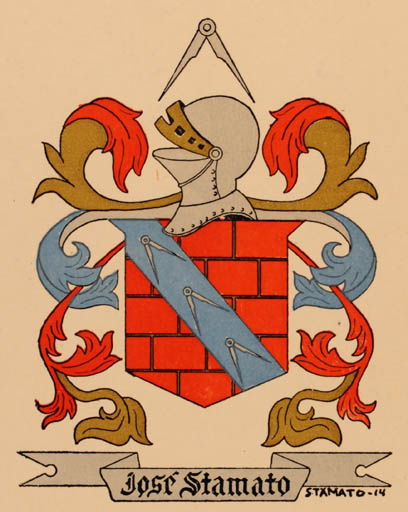 Exlibris by Jose Stamato from Unknown for Jose Stamato - Heraldry 