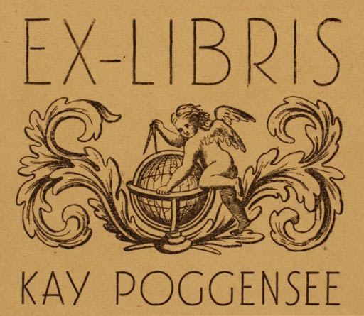 Exlibris by ? Unbekannt from Unknown for Kay Poggensee - Angel Globe 