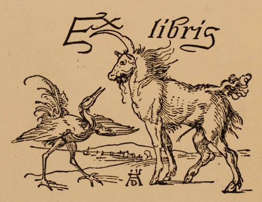 Exlibris by ? Unbekannt from Unknown for ? Vor der Schrift - Fauna 