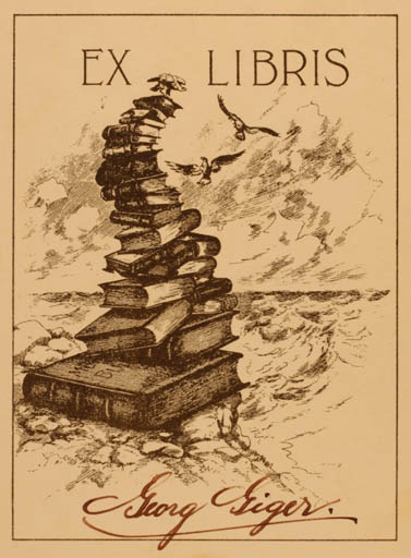 Exlibris by ? Unbekannt from Unknown for Georg Giger - Book 