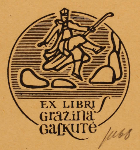 Exlibris by ? Unbekannt from Unknown for Grazina Galkute - 