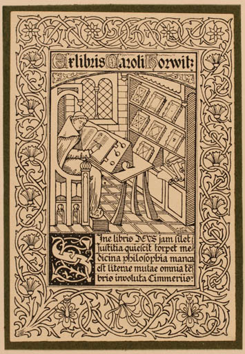 Exlibris by ? Unbekannt from Unknown for Caroli Horwitz - Book Interior Ornament 