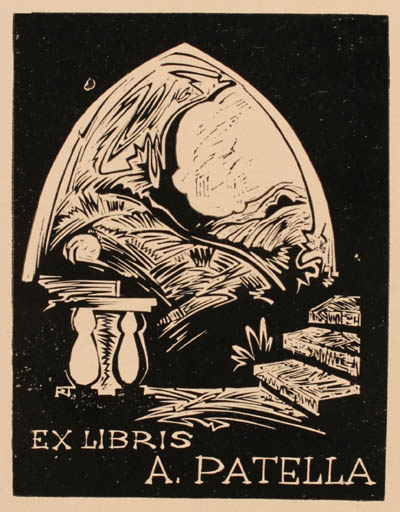 Exlibris by ? Unbekannt from Unknown for A. Patella - 