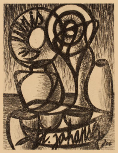 Exlibris by ? Unbekannt from Unknown for H. Johansen - 