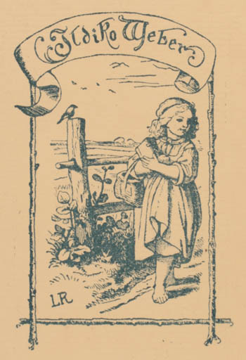 Exlibris by ? Unbekannt from Unknown for Ildiko Weber - Child 
