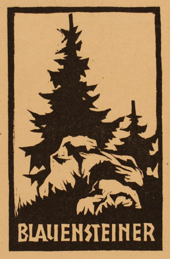 Exlibris by ? Unbekannt from Unknown for ? Brauensteiner - Tree 
