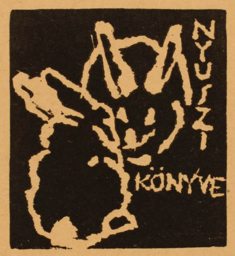 Exlibris by ? Unbekannt from Unknown for ? Nyuszi - Fauna 