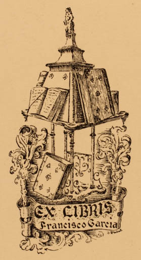 Exlibris by ? ? from Unknown for Francisco Garcia - Book 