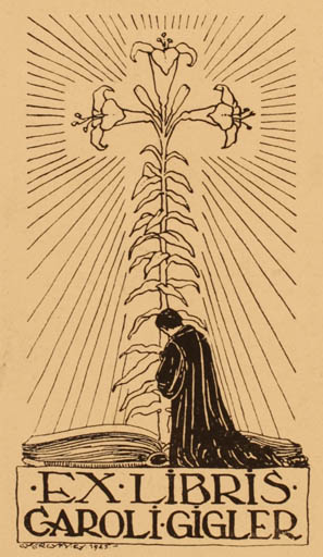 Exlibris by ? Unbekannt from Unknown for Caroli Gigler - Book Jugend 