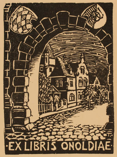 Exlibris by ? Unbekannt from Unknown for ? Onoldiae - City 