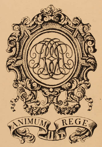 Exlibris by ? Unbekannt from Unknown for ? Unbekannt - Monogram 