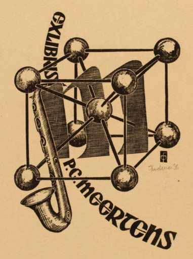 Exlibris by ? Unbekannt from Unknown for P. C. Meertens - 