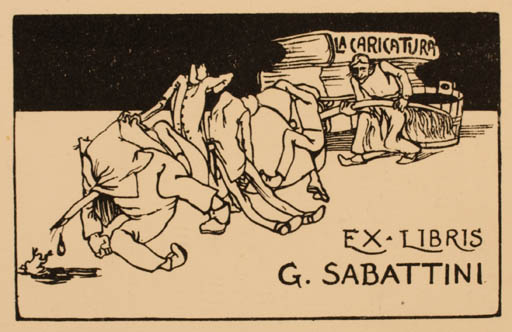 Exlibris by ? Unbekannt from Unknown for Gino Sabattini - Book 