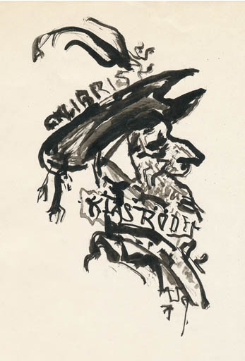 Exlibris by Jaroslav Vodrazka from Czechoslovakia for Klaus Rödel - Literature 