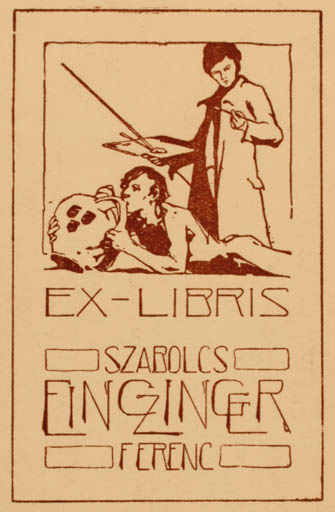 Exlibris by ? Unbekannt from Unknown for Ferenc Einczinger - Art 