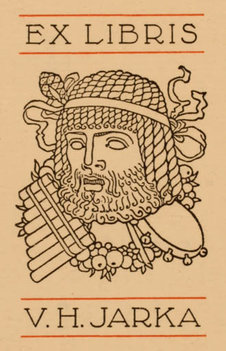 Exlibris by ? Unbekannt from Unknown for V. H. Jarka - 