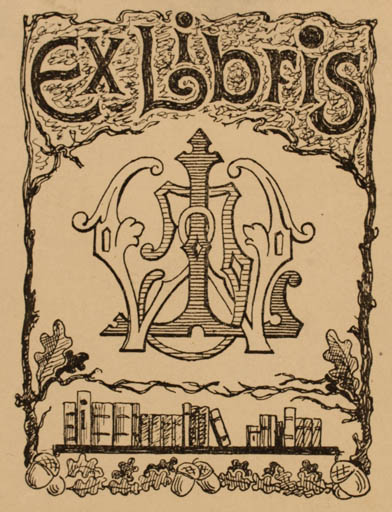 Exlibris by ? Unbekannt from Unknown for ? W. - 