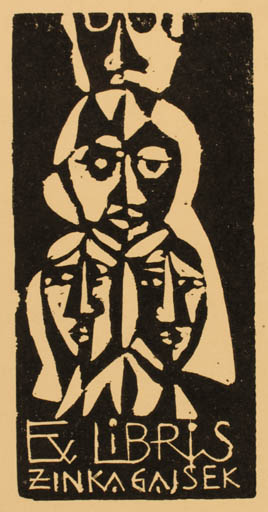 Exlibris by ? Unbekannt from Unknown for Zinka Gajsek - 