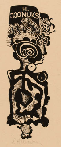 Exlibris by ? Unbekannt from Unknown for Helmut Joonuks - Abstract 