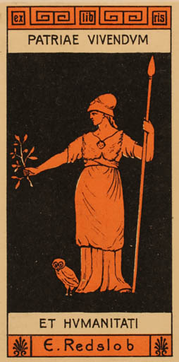 Exlibris by ? Unbekannt from Unknown for E. Redslob - Mythology 