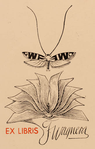 Exlibris by ? Unbekannt from Unknown for Feliks Wagner - Book Insect 