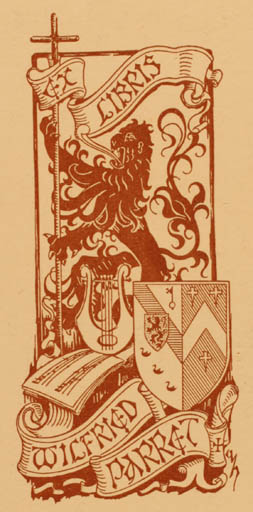 Exlibris by Arne Hoel from Unknown for Wilfried Parret - Fauna Heraldry 