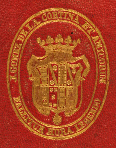 Exlibris by ? Unbekannt from Unknown for J. Gomez de la Cortina - Heraldry Super Exlibris 