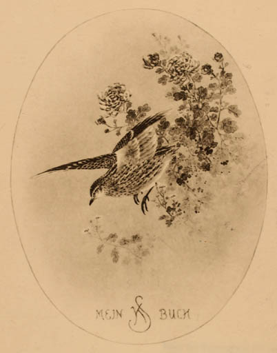 Exlibris by ? Unbekannt from Unknown for ? K. S. - Bird 